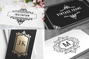 Vintage Logo & Monogram Templates, an Object Graphic by Solana (Thumbnail 3 of 11)