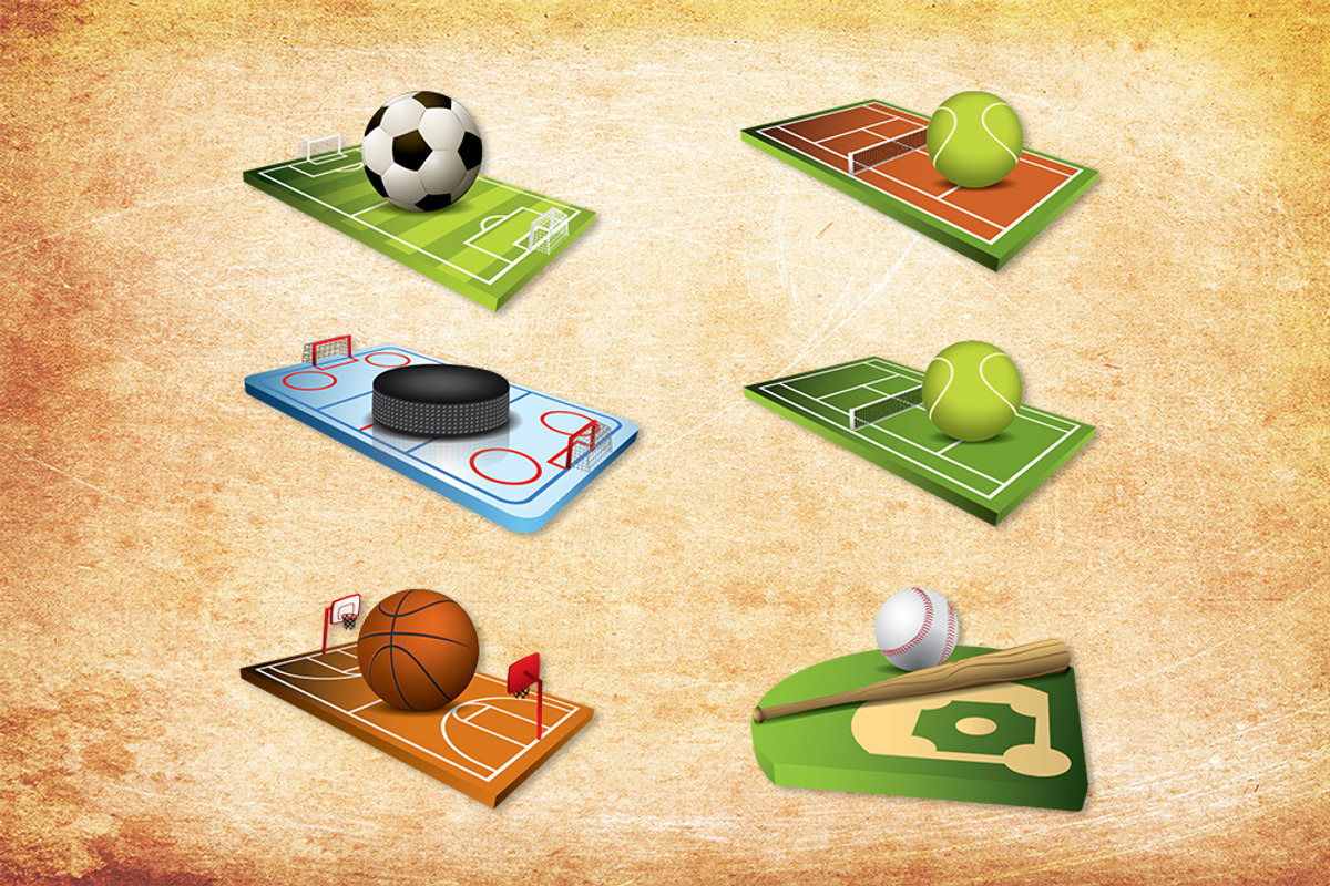 3D Sportfields and balls