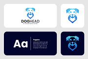 Modern Gradient Dog Head Logo Design, a Branding & Logo Template by Artnivora.Std (Thumbnail 3 of 4)