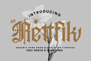 Rettvik - Blackletter Typeface