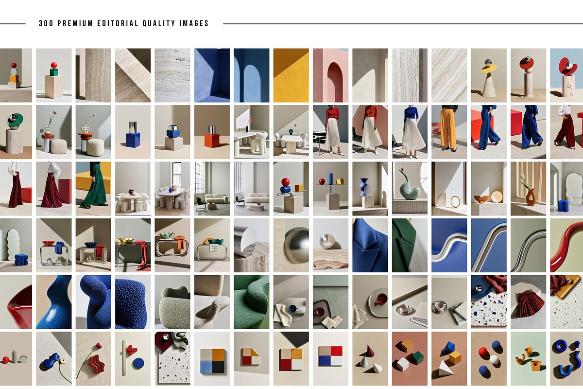 Bauhaus Primary Colors Stock Photos, a Beauty & Fashion Photo by Tale.Haus (Photo 14 of 19)