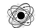 60 Planet Orbit Abstract Silhouette, an Empty State Illustration by Amazin_art (Thumbnail 12 of 35)