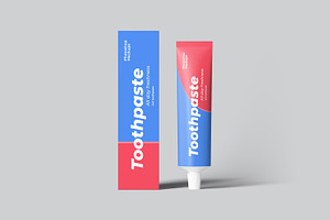 Toothpaste Packaging Mockups