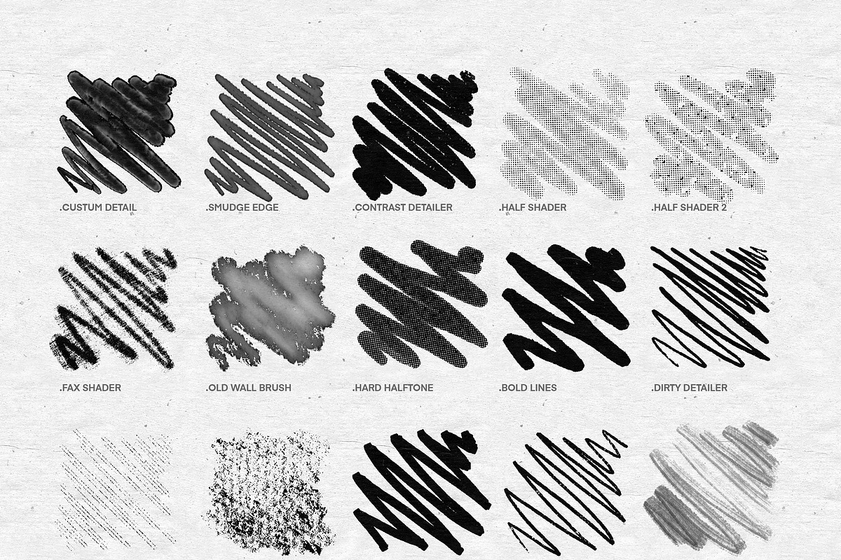 Ink Brushes For Procreate, a Brush Add-On by Nuclear Brushes (Photo 7 of 10)