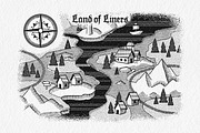 Photoshop Essential Liner Brushes, a Brush Add-On by brushapes.com (Thumbnail 3 of 12)
