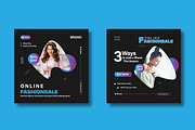 Stylish Fashion Sale Social Media, a Social Media Template by MightyDesign (Thumbnail 3 of 8)