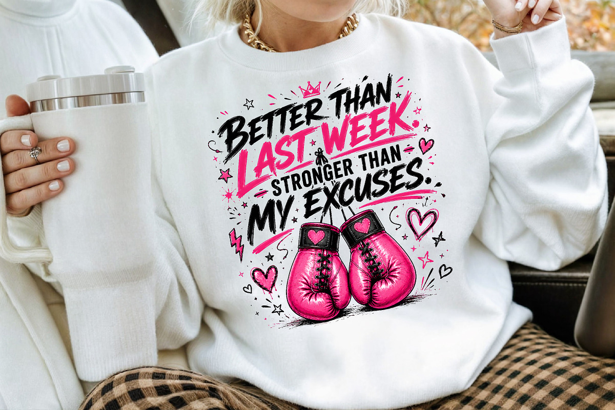 Stronger Than My Excuses, a Sport Illustration by Creative Art (Photo 3 of 3)