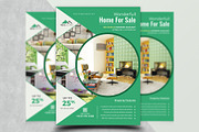 Real Estate Flyer Template, a Flyer Template by ThemeDevisers (Thumbnail 1 of 2)
