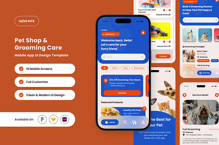 FurNest – Pet Shop App Design, an App Template by twinstd