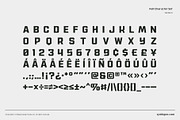 Gridiron Block, a Font by VarsityType® (Thumbnail 8 of 8)