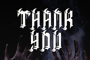 BLACK GORJY, a Blackletter Font by Viswal Studio (Thumbnail 4 of 5)
