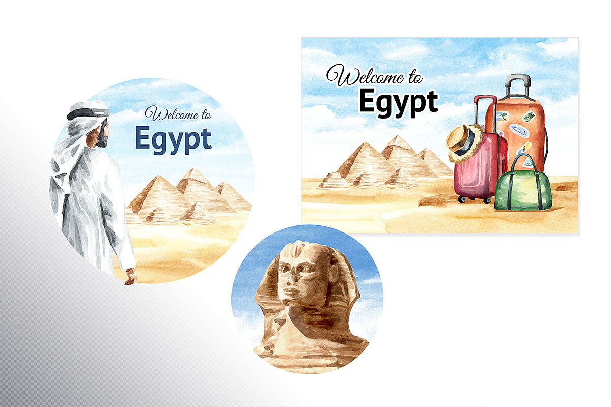 Welcome to Egypt, an Illustration by Daria Ustiugova (Photo 3 of 8)