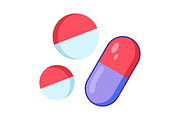 Pills Vector Icon, an Icon by Pexelpy (Thumbnail 2 of 2)