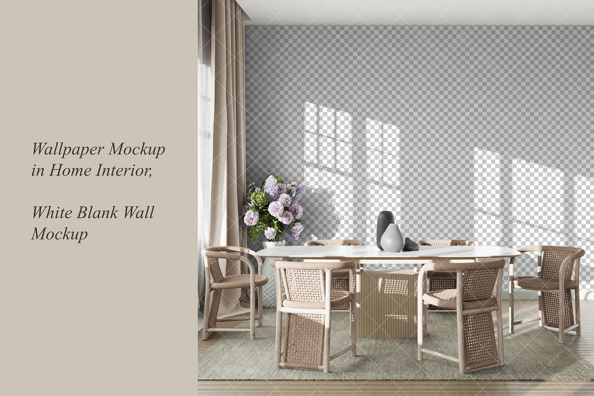 Wallpaper Mockup in Home Interior, a Product Mockup by MockupArtDesign (Photo 7 of 9)