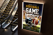 American Football Flyer, a Flyer Template by Basez Flyers (Thumbnail 2 of 3)