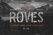 Roves Family, a Sans Serif Font by Arkitype (Thumbnail 1 of 8)