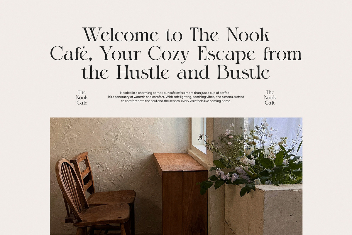 Elgim Elegant Serif Font, a Serif Font by Perfectype (Photo 5 of 8)