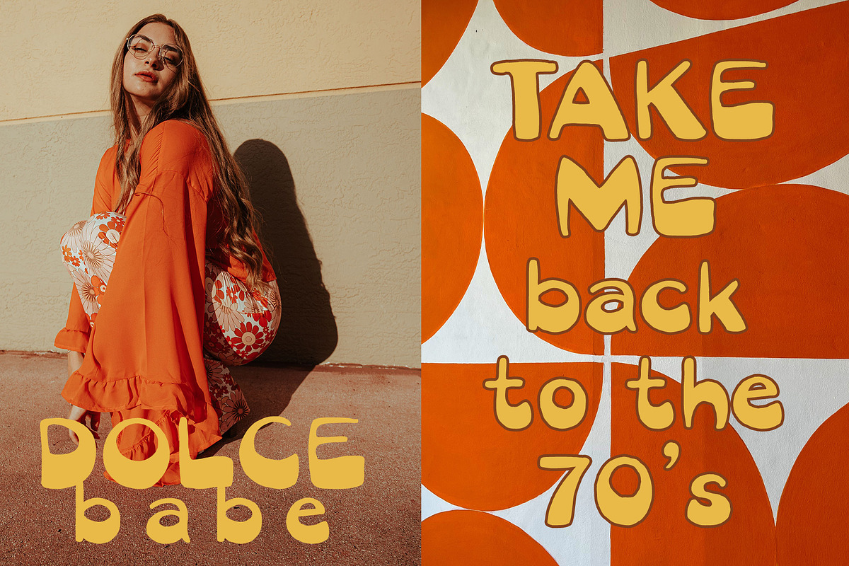 Juniper Lane Retro Font Bubble Sans, a Sans Serif Font by TD fonts (Photo 2 of 11)