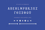 Wiley Decorative Latin & Greek Font, a Slab Serif Font by Molly Suber Thorpe (Thumbnail 6 of 16)