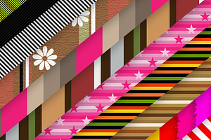 50 Stripes Patterns For Photoshop