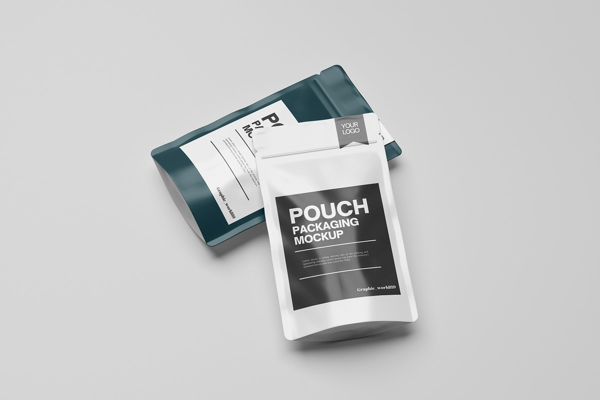 High Quality Pouch Packaging mockup, a Packaging Mockup by Graphic_world89 (Photo 4 of 12)