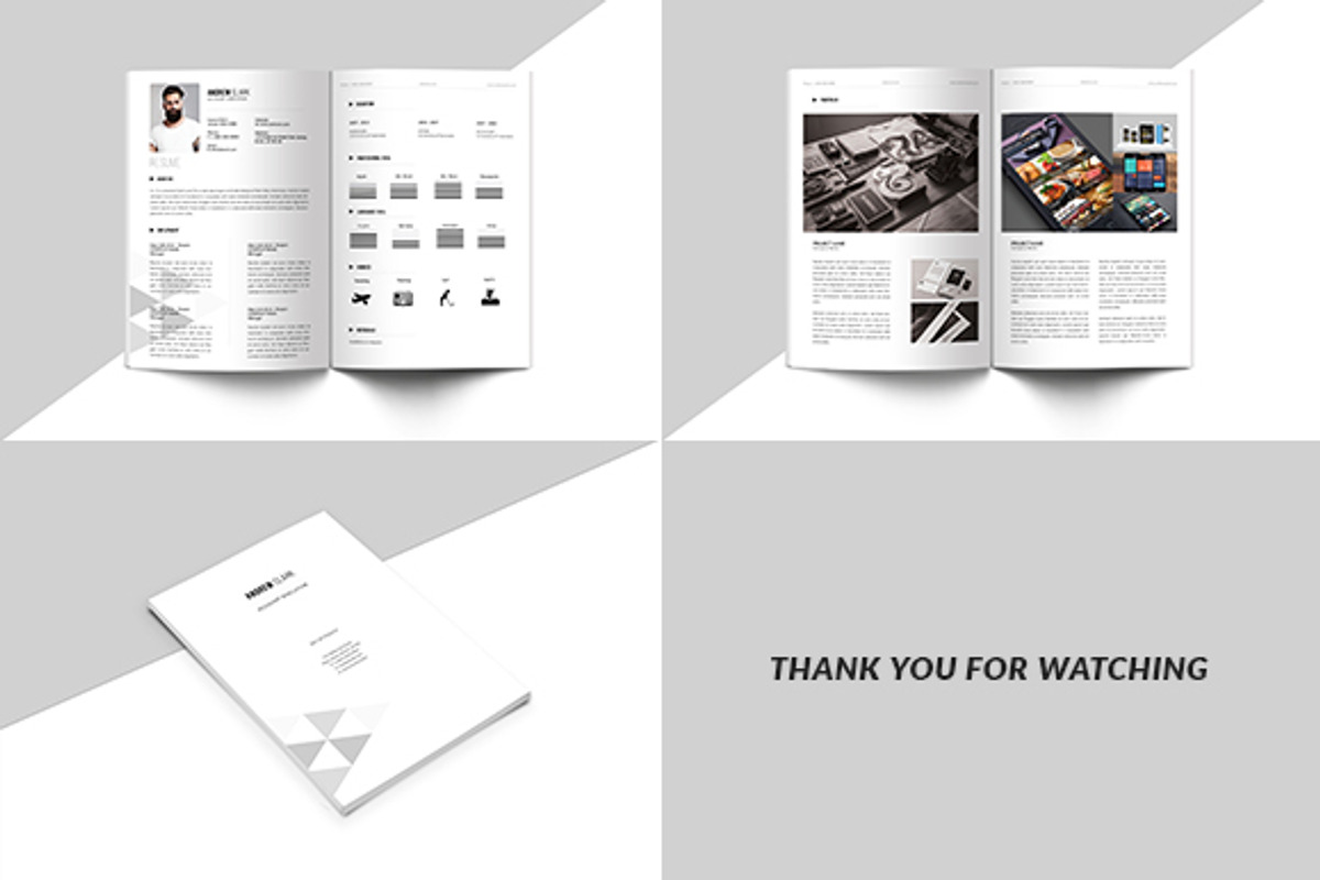 Creative Resume CV Portfolio, a Resume Template by Incools Stokie (Photo 2 of 2)