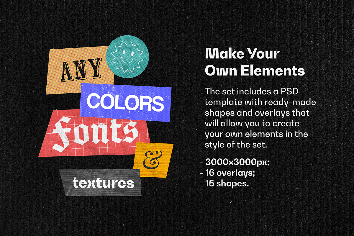 Words Collage Elements, an Object Graphic by Design Squad (Photo 5 of 6)