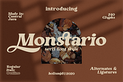 Monstario Serif, a Serif Font by 24Design Studios (Thumbnail 1 of 11)