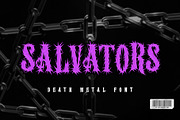 Salvators Metal Display Font, a Blackletter Font by dansdesign (Thumbnail 1 of 12)