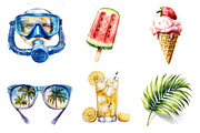 Summer Pool Day Clipart, an Illustration by CreationArt (Thumbnail 4 of 5)