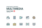 Multimedia Colors, an Icon by BomSymbols (Thumbnail 5 of 5)