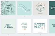 Summer Season Quotes (14 Templates), a Social Media Template by Ivory Mix (Thumbnail 2 of 2)