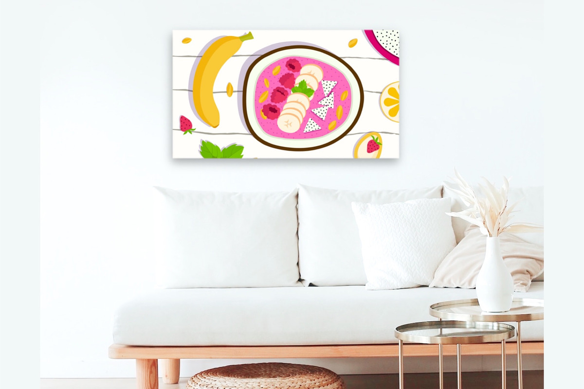Smoothie bowl illustration, a Food Illustration by Yummy art (Photo 2 of 3)