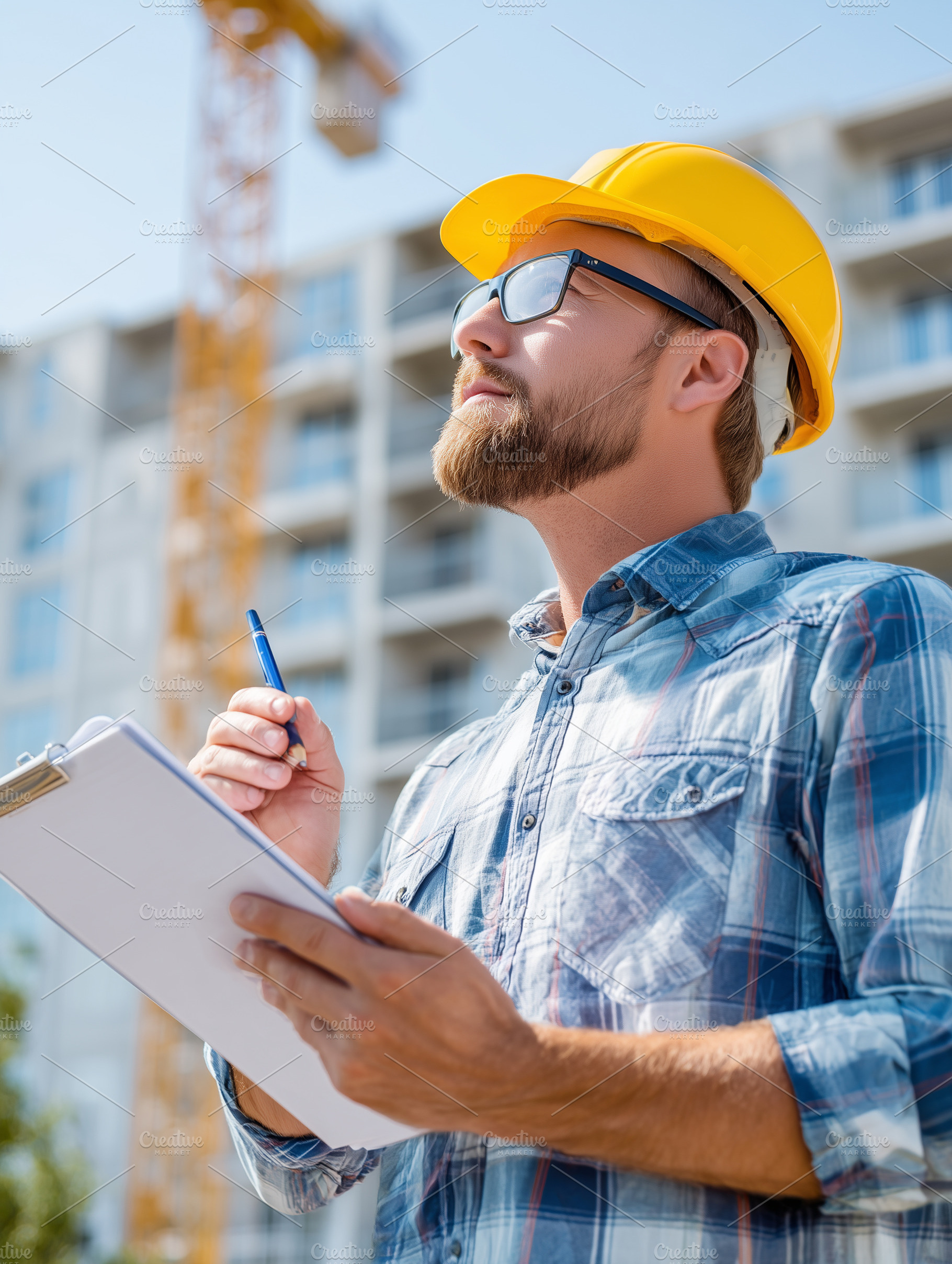 Confident construction worker, an Industrial Photo by MistyDay