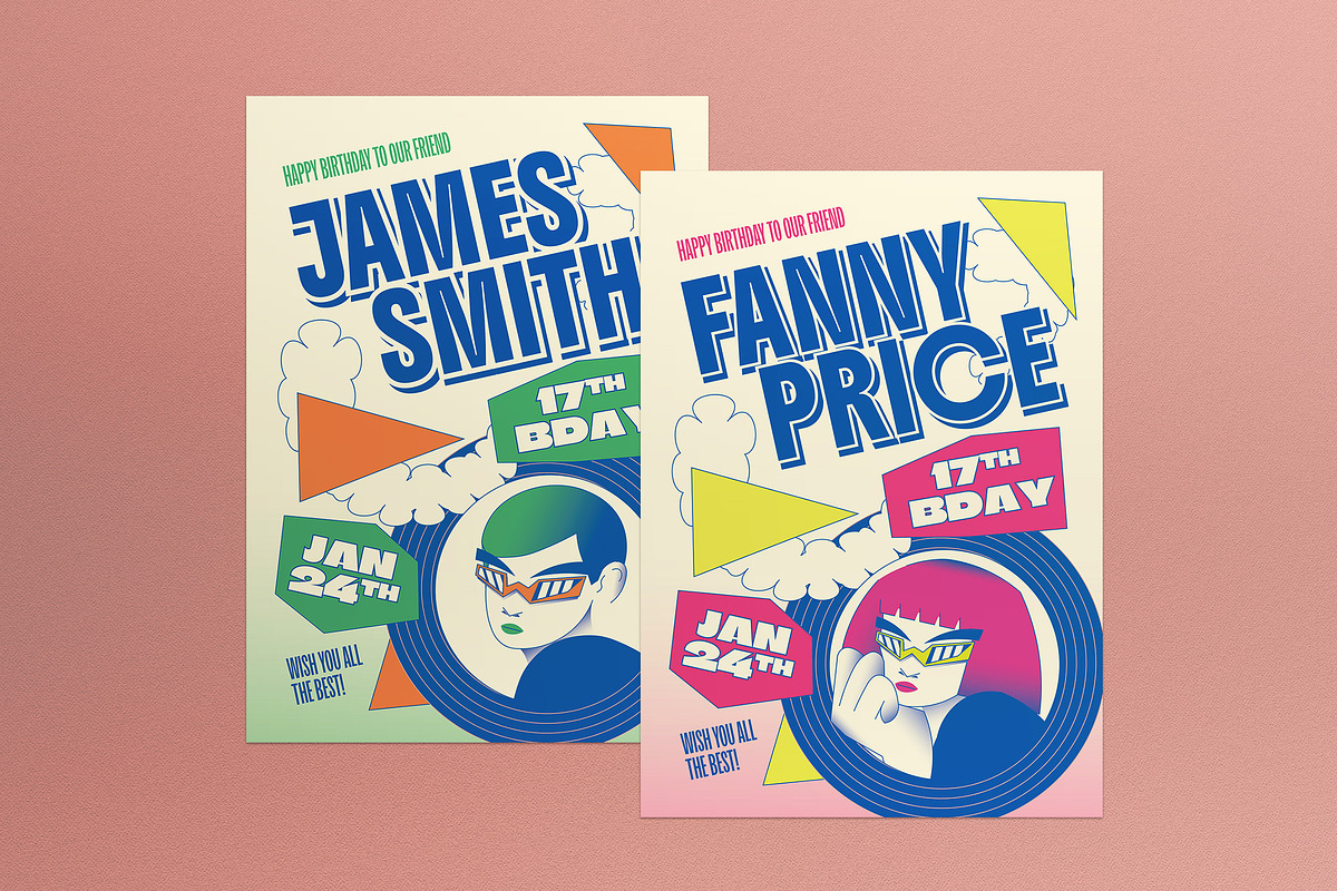 Teen Birthday Invitation, an Invitation Template by graphicook (Photo 1 of 3)
