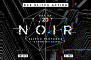 Noir Glitch textures and shapes, a Texture Graphic by MiksKS (Thumbnail 10 of 11)