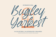Bugley Yarkest Aesthetic Handwritten