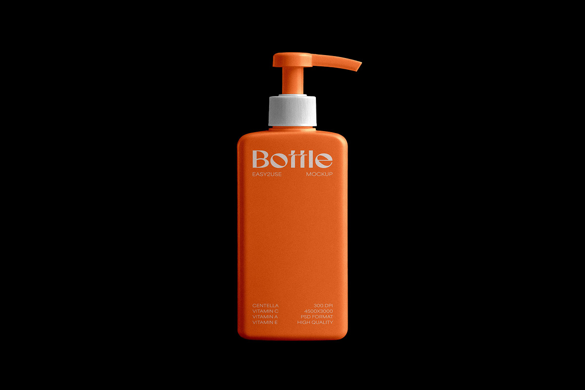 Dispenser Bottle Mockup, a Packaging Mockup by Design Squad (Photo 2 of 4)