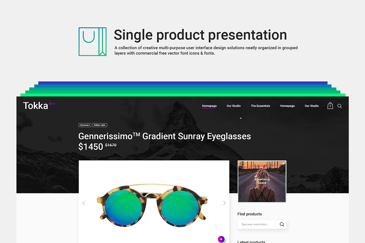 TOKKA Multi-Purpose UI/UX Kit, an UI Kit Template by NordWood (Photo 6 of 9)