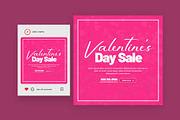 Valentine's Day Instagram Pack, a Social Media Template by Saman Osama (Thumbnail 3 of 5)