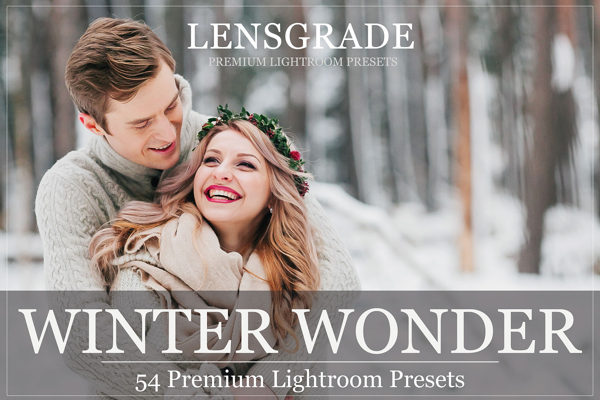 54 Winter Lightroom Presets