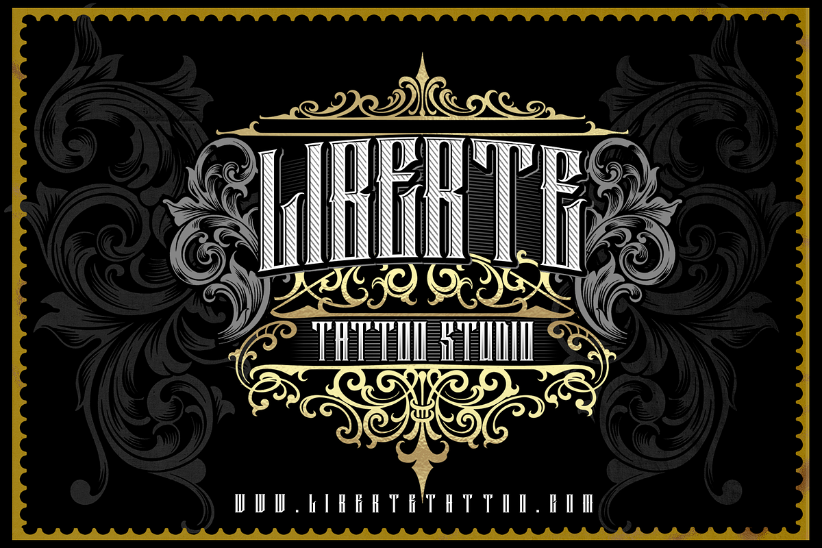 ANTHEMS MODERN BLACKLETTER, a Blackletter Font by dansdesign (Photo 2 of 9)