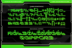 Kaeshi - Modern Techno Typeface