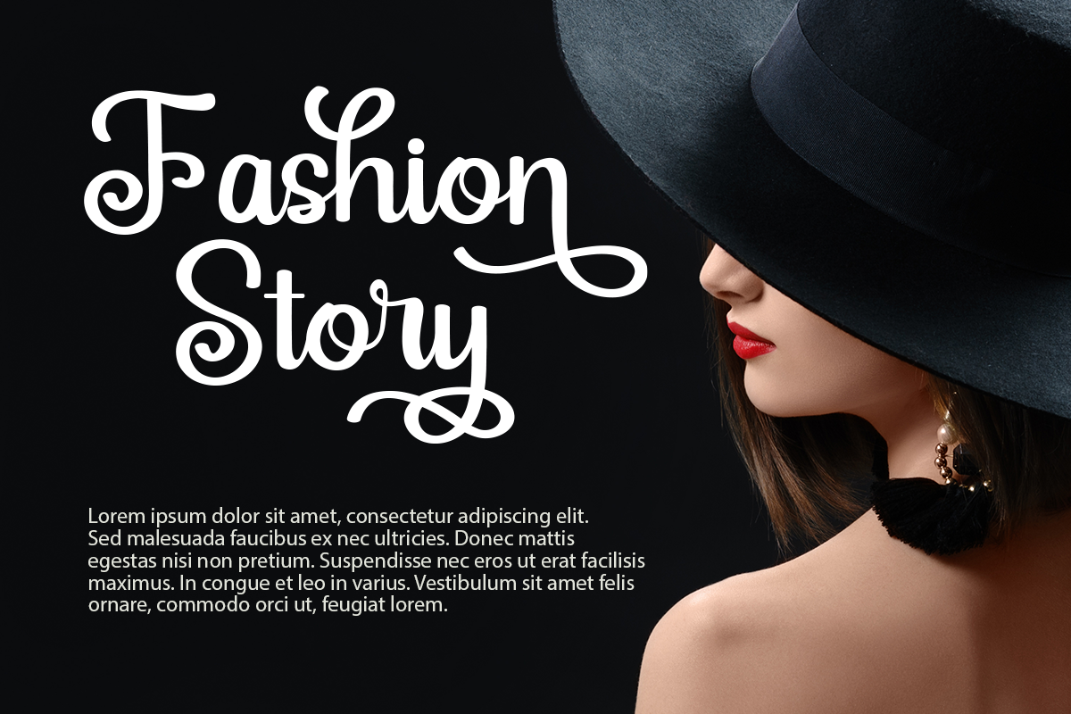 Rendera - Elegant Script Font, a Script Font by LetterJos (Photo 6 of 10)