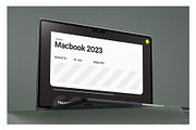 Macbook 2023 Mockup, a Mac Mockup by HAZARD MOCKUPS (Thumbnail 7 of 8)