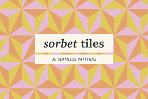 Sorbet Tiles Seamless Patterns