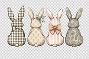Easter Bunnies Clipart PNG, an Illustration by VetalStock (Thumbnail 1 of 3)