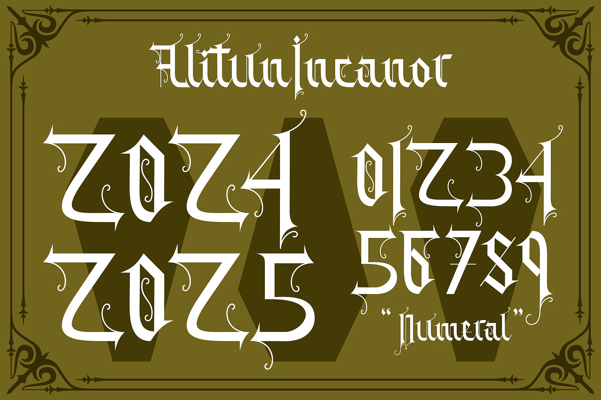 Alitun Incanor, a Blackletter Font by Propertype (Photo 6 of 10)
