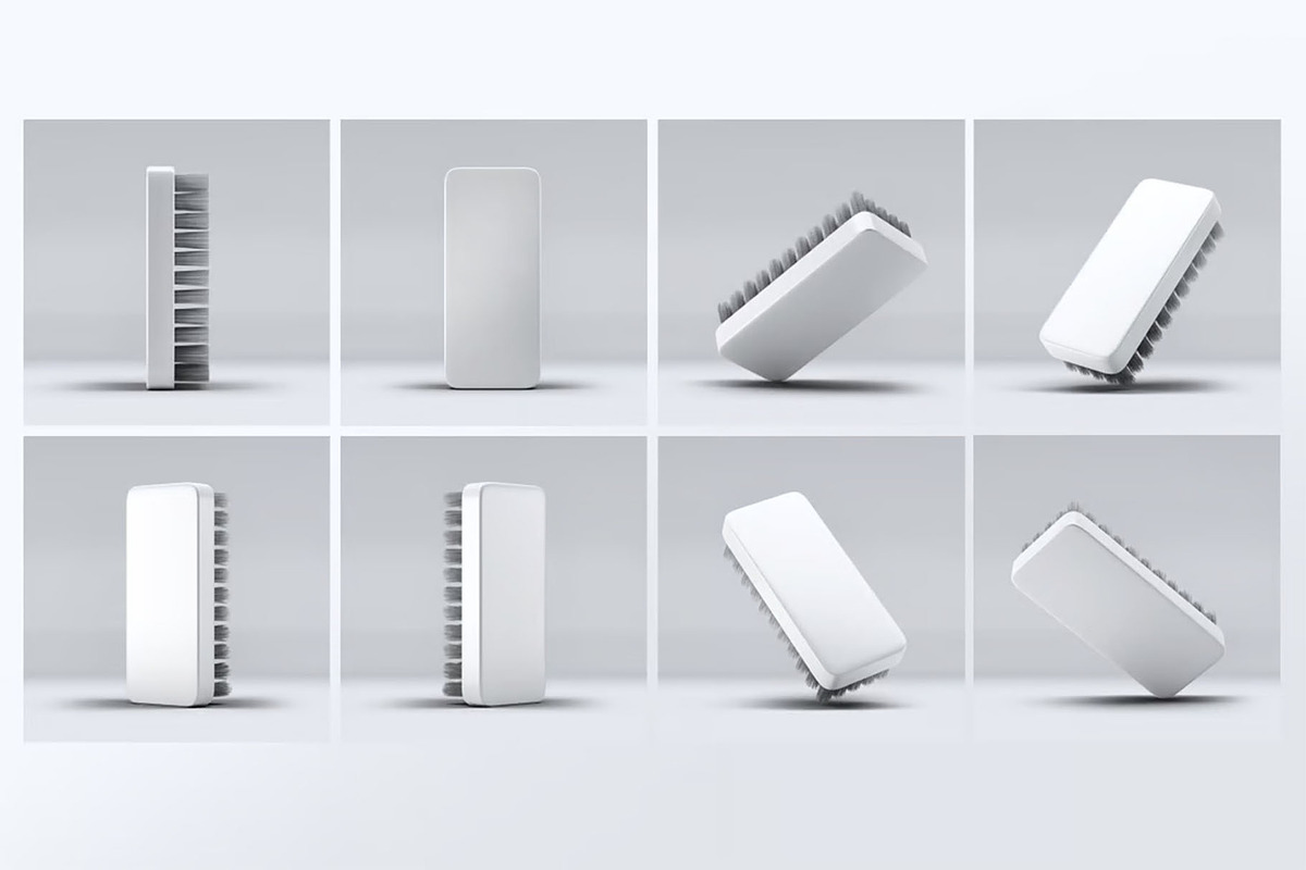 Shoe Brush Mock-Up, a Product Mockup by DesignRushMarket (Photo 2 of 9)