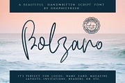 Bolzano - A Beautiful Script Font, a Script Font by Graphicfresh (Thumbnail 8 of 8)